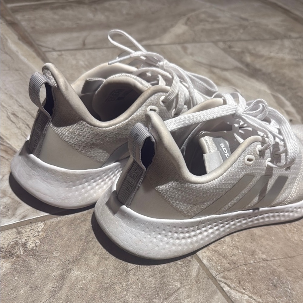 Adidas White and Gray Sneakers